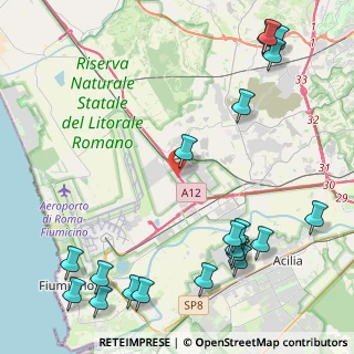 Mappa Via Idra, 00054 Fiumicino RM, Italia (6.424)