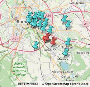 Mappa Gregna di Sant'Andrea, 00178 Roma RM, Italia (6.4415)