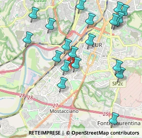 Mappa V.le Città d'Europa, 00144 Roma RM, Italia (2.4235)