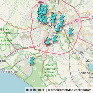 Mappa Via Rotterdam, 00144 Roma RM, Italia (9.3965)