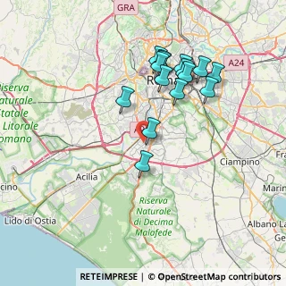 Mappa Via Rotterdam, 00144 Roma RM, Italia (7.48467)