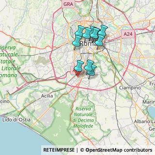 Mappa Via Rotterdam, 00144 Roma RM, Italia (6.67182)
