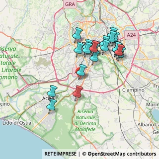Mappa Via Rotterdam, 00144 Roma RM, Italia (7.526)