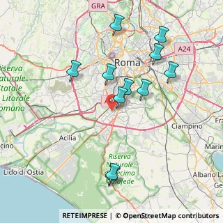 Mappa Via Rotterdam, 00144 Roma RM, Italia (8.24455)