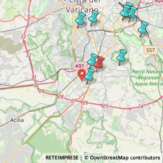 Mappa Via Rotterdam, 00144 Roma RM, Italia (7.5135)
