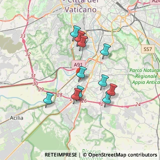 Mappa V.le Città d'Europa, 00144 Roma RM, Italia (3.36333)