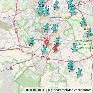 Mappa Via Rotterdam, 00144 Roma RM, Italia (5.7695)