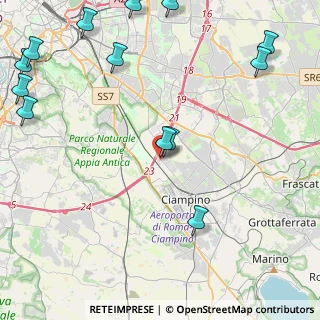 Mappa Via Ranuccio Bianchi Bandinelli, 00178 Roma RM, Italia (6.57154)