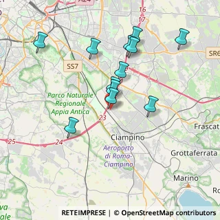 Mappa Via Ranuccio Bianchi Bandinelli, 00178 Roma RM, Italia (3.7975)