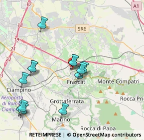 Mappa Via Livio Gratton, 00044 Frascati RM, Italia (4.26308)