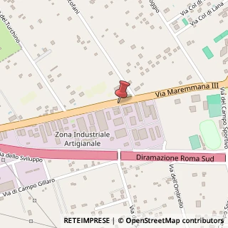 Mappa Via Maremmana, 00030 San Cesareo, Roma (Lazio)