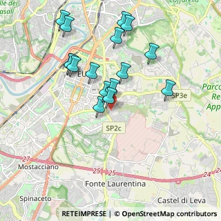 Mappa Via dei Granatieri, 00143 Roma RM, Italia (1.99625)