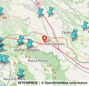 Mappa Zona Industriale Artigianale, 00030 San Cesareo RM, Italia (6.78833)