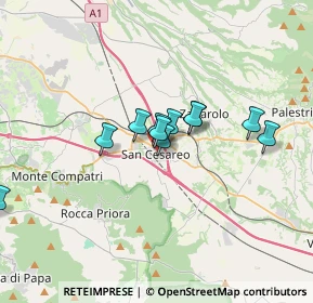 Mappa Piazzale dell'Autonomia, 00030 San Cesareo RM, Italia (2.64364)