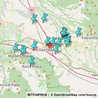 Mappa Via Enrico Toti, 00030 San Cesareo RM, Italia (3.563)