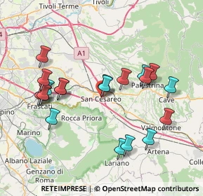 Mappa Piazzale dell'Autonomia, 00030 San Cesareo RM, Italia (8.2025)