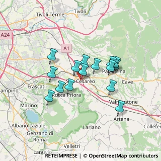 Mappa Piazzale dell'Autonomia, 00030 San Cesareo RM, Italia (5.98333)