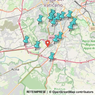 Mappa Via Gastone Giacomini, 00144 Roma RM, Italia (4.42667)