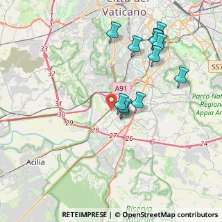 Mappa Via Gastone Giacomini, 00144 Roma RM, Italia (4.18)