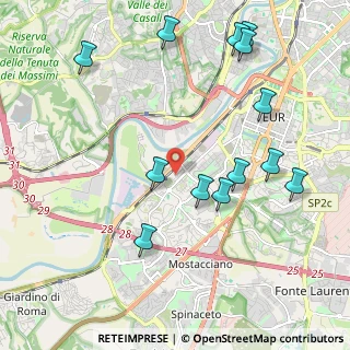 Mappa Via Gastone Giacomini, 00144 Roma RM, Italia (2.49077)
