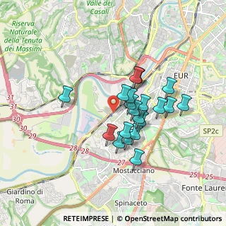 Mappa Piazzale Ezio Tarantelli, 00144 Roma RM, Italia (1.4595)