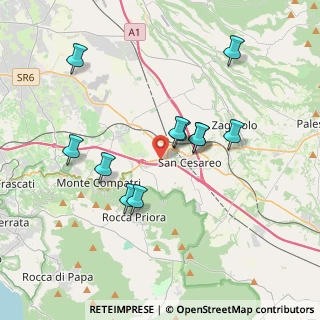 Mappa Via delle Imprese, 00030 San Cesareo RM, Italia (3.60273)