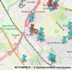 Mappa Via Salvatore Carnevale, 00043 Ciampino RM, Italia (1.3225)