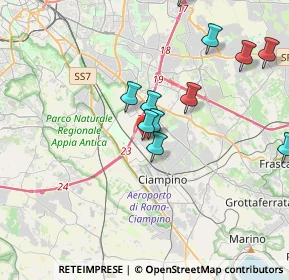 Mappa Via Salvatore Carnevale, 00043 Ciampino RM, Italia (3.96273)