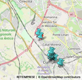 Mappa Via Salvatore Carnevale, 00043 Ciampino RM, Italia (2.09154)