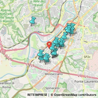 Mappa Piazza F. Vannetti Donnini, 00144 Roma RM, Italia (1.40556)