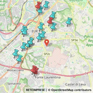 Mappa Via Canzone del Piave, 00143 Roma RM, Italia (2.4165)