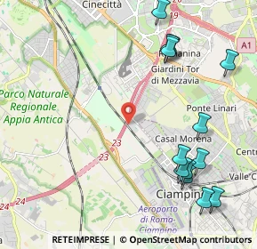 Mappa Via Fratelli Marchetti Longhi, 00178 Roma RM, Italia (2.77769)