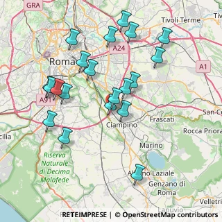 Mappa Via Fratelli Marchetti Longhi, 00178 Roma RM, Italia (8.39)