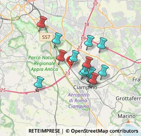 Mappa Via Fratelli Marchetti Longhi, 00178 Roma RM, Italia (2.87429)