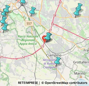 Mappa Via Fratelli Marchetti Longhi, 00178 Roma RM, Italia (6.55077)