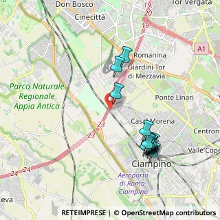 Mappa Via Fratelli Marchetti Longhi, 00178 Roma RM, Italia (2.09769)