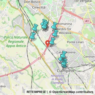 Mappa Via Fratelli Marchetti Longhi, 00178 Roma RM, Italia (1.71167)