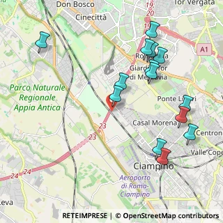 Mappa Via Fratelli Marchetti Longhi, 00178 Roma RM, Italia (2.42929)
