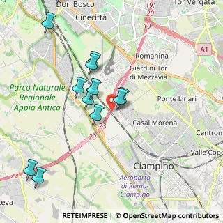 Mappa Via Fratelli Marchetti Longhi, 00178 Roma RM, Italia (2.215)