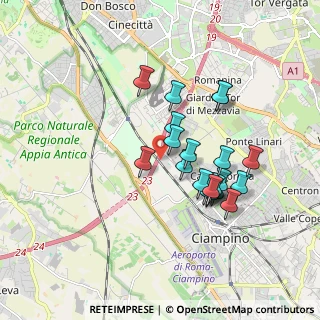 Mappa Via Fratelli Marchetti Longhi, 00178 Roma RM, Italia (1.642)