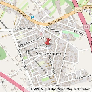 Mappa Via Filippo Corridoni, 152, 00030 San Cesareo, Roma (Lazio)