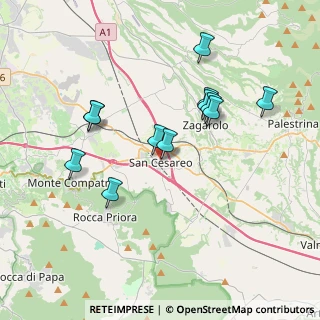 Mappa Via Filippo Corridoni, 00030 San Cesareo RM, Italia (3.6575)