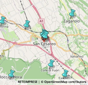 Mappa Via Filippo Corridoni, 00030 San Cesareo RM, Italia (2.02545)