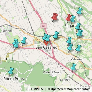 Mappa Via Filippo Corridoni, 00030 San Cesareo RM, Italia (2.632)