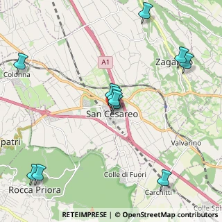 Mappa Via Filippo Corridoni, 00030 San Cesareo RM, Italia (2.52273)