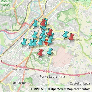 Mappa Via G. de Benedetti, 00144 Roma RM, Italia (1.328)