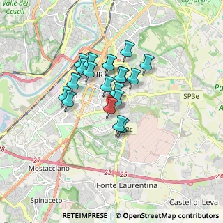 Mappa Via G. de Benedetti, 00144 Roma RM, Italia (1.3285)