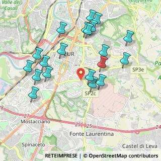 Mappa Via G. de Benedetti, 00144 Roma RM, Italia (2.2375)