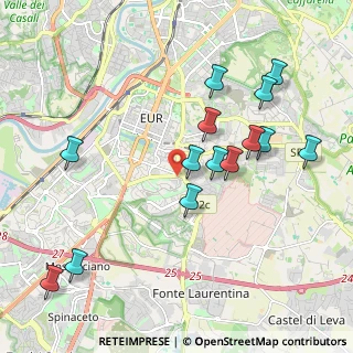 Mappa Via G. de Benedetti, 00144 Roma RM, Italia (2.21929)