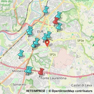 Mappa Via G. de Benedetti, 00144 Roma RM, Italia (2.10267)
